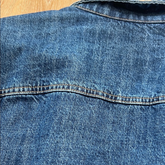 Wrangler Authentic Western Blue Denim Jacket XXL - Picture 12 of 12